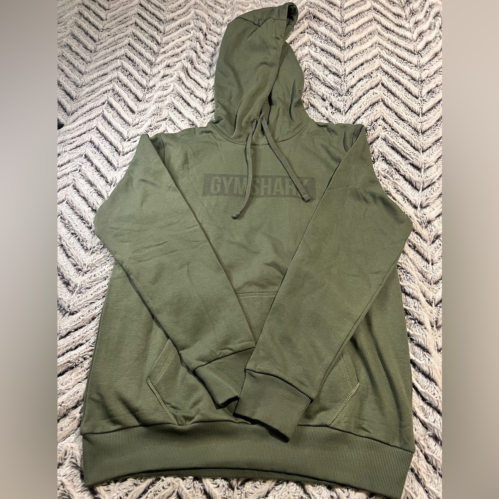 NWT GYMSHARK 🫒Green Hoodie - Picture 5 of 7